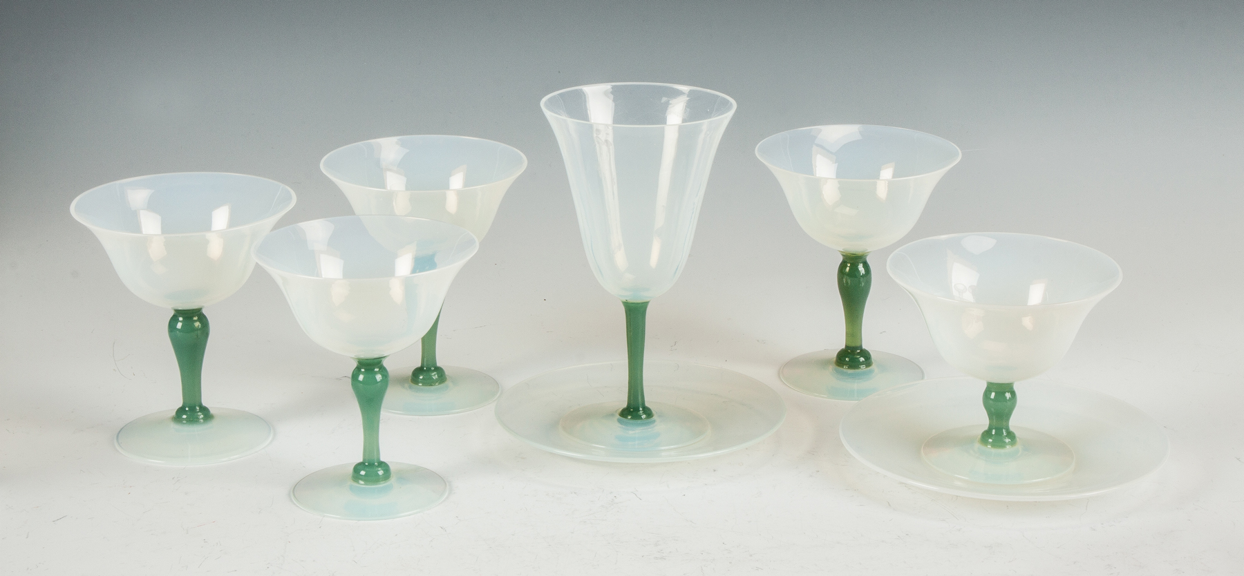 Appraisal: Group of Fry Glass Early th cent