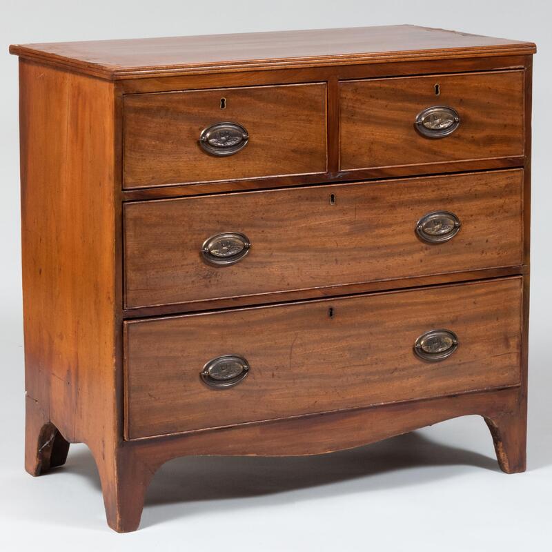 Appraisal: Small George III Style Mahogany Chest of Drawers x x