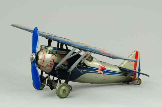 Appraisal: JEP MONOPLANE France c 's lithographed tin done in blue