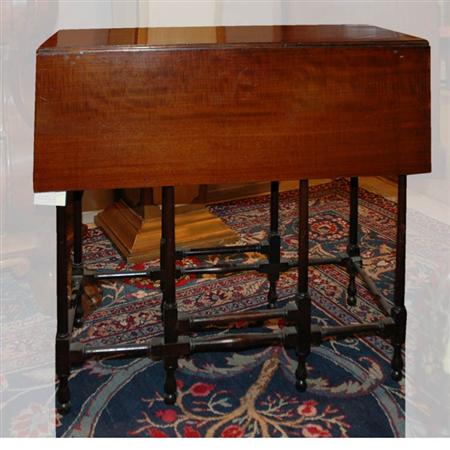 Appraisal: George III Mahogany Spider Leg Table Estimate -