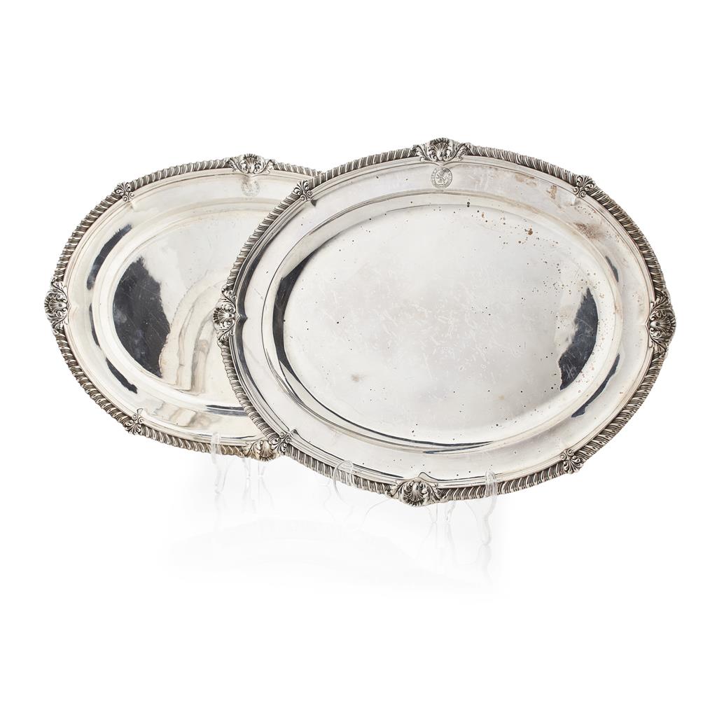 Appraisal: A pair of George IV serving dishes Craddock and Reid