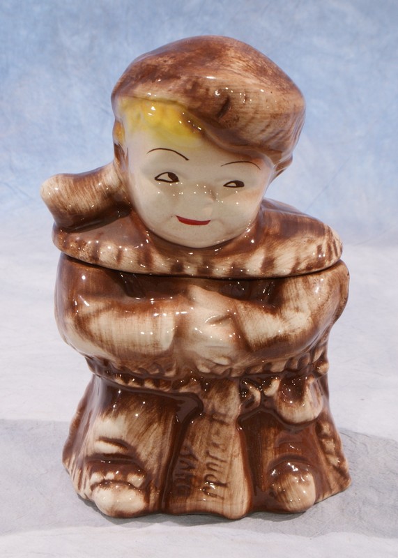 Appraisal: Vintage Davy Crockett cookie Jar by Brush McCoy tall wide