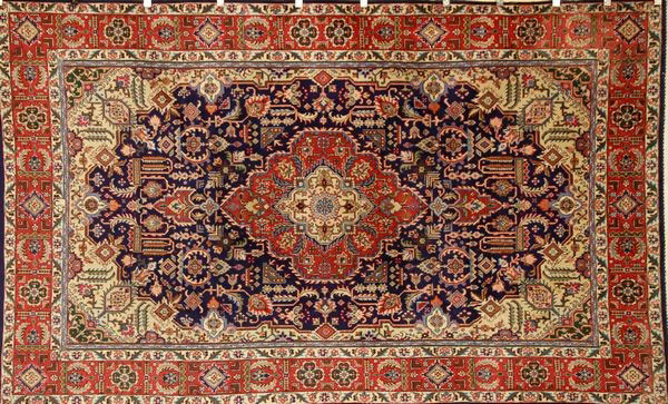 Appraisal: - Persian Tabriz Rug Persian Tabriz rug ' x '