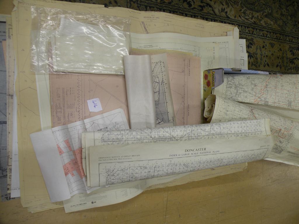 Appraisal: A large quantity of ordnance survey maps