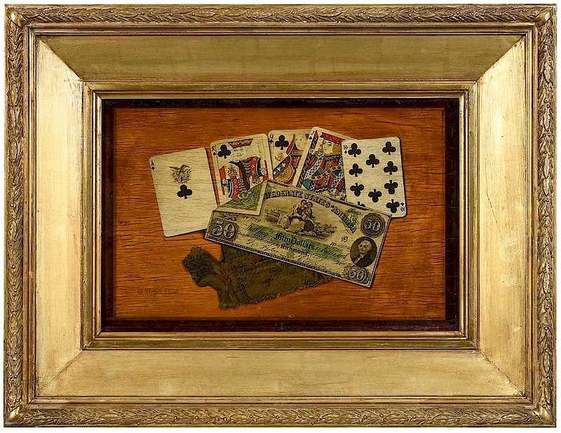 Appraisal: Nicholas Alden Brooks New York - A Royal Flush signed