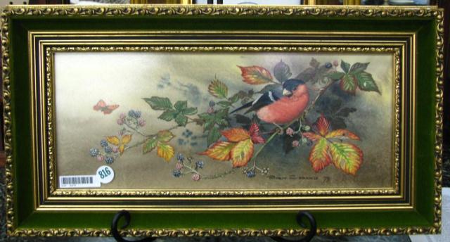 Appraisal: Robin Gibbard Watercolor x image size in x frame Robin