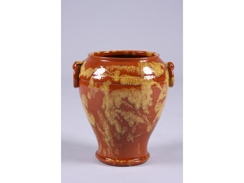 Appraisal: NC Pottery Vase att Joe Owen ca s lead glazed