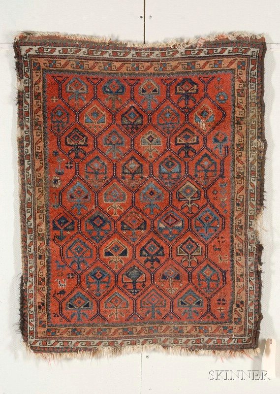 Appraisal: Baluch Rug Northeast Persia second half th century small spots