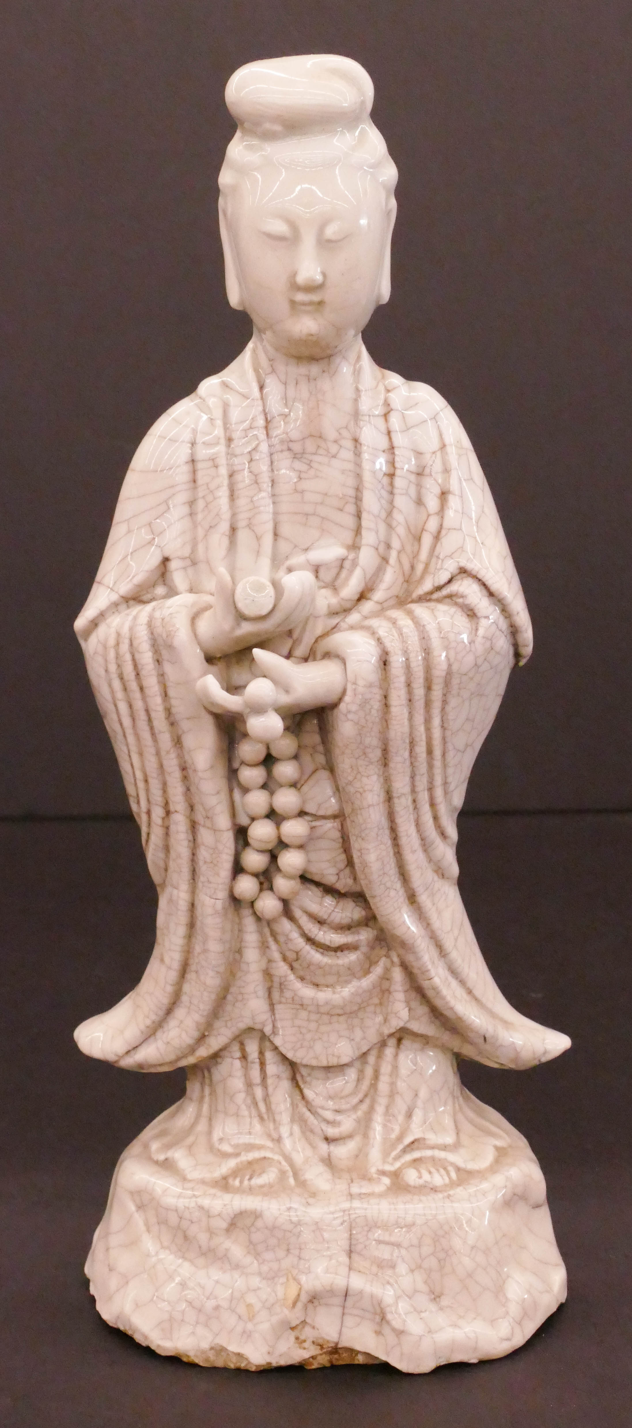 Appraisal: Chinese th Cent Blanc de Chine Guanyin ''x '' A