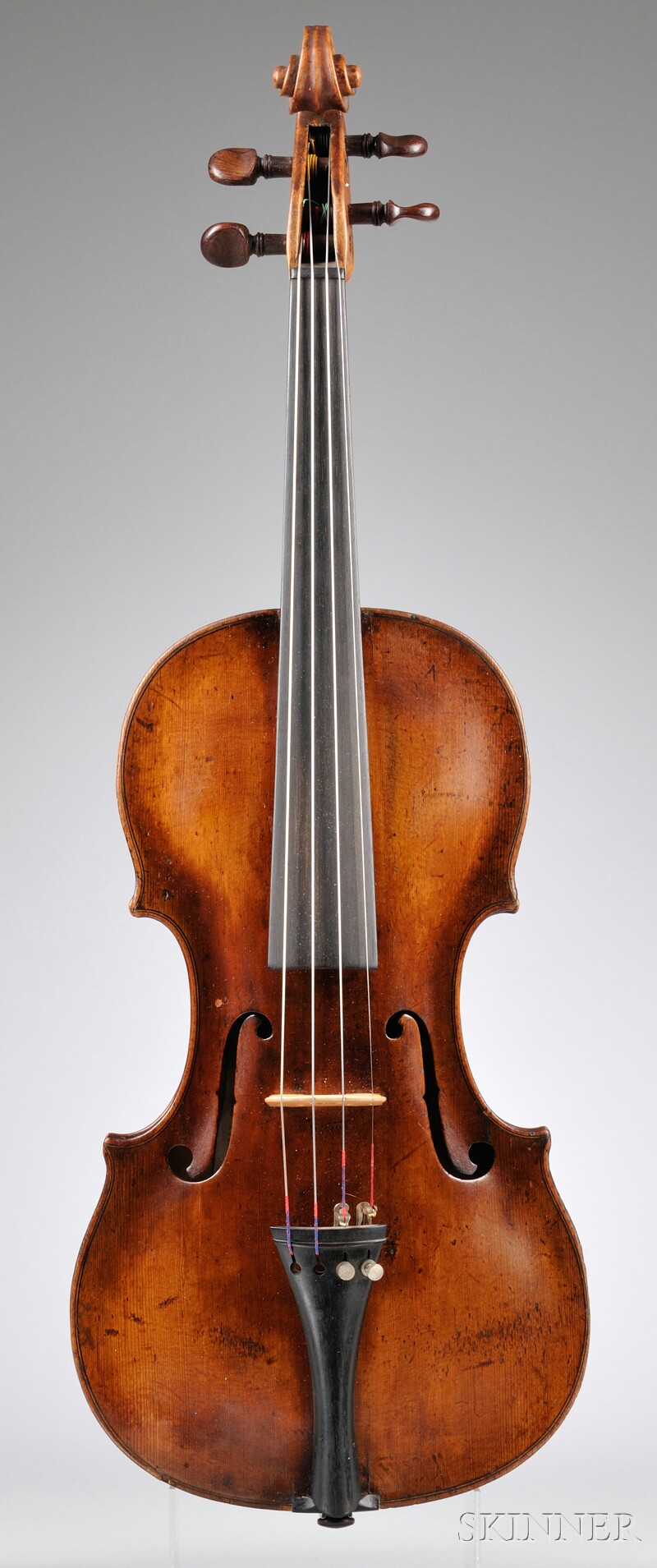 Appraisal: Saxon Violin c labeled DALLA COSTA length of back mm