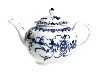 Appraisal: A WORCESTER MINIATURE GLOBULAR TEAPOT AND COVER painted in underglaze