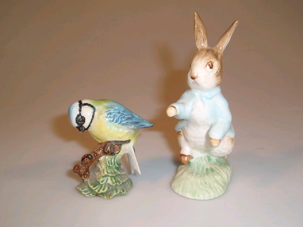 Appraisal: A Royal Albert figure of Peter Rabbit and a Beswick