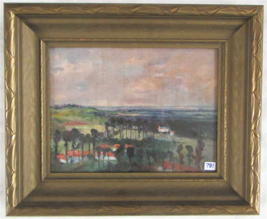 Appraisal: EUNICE CASHION MacLENNAN OIL ON CANVASBOARD California Missouri - Montreal