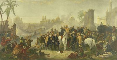 Appraisal: After Thomas Barker The Relief of Lucknow Triumphant Meeting of