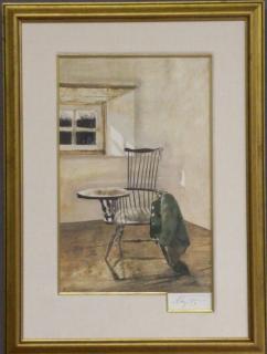 Appraisal: Andrew Wyeth Hand Signed Print Early October Andrew Wyeth American