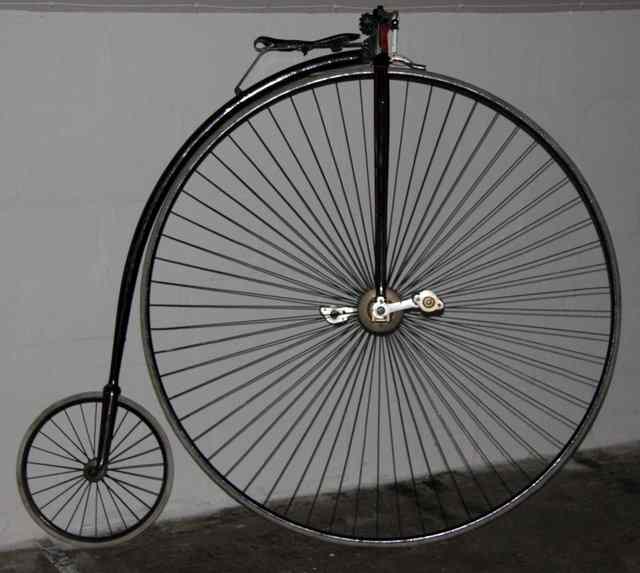 Appraisal: A Penny Farthing Big wheel in in diameter