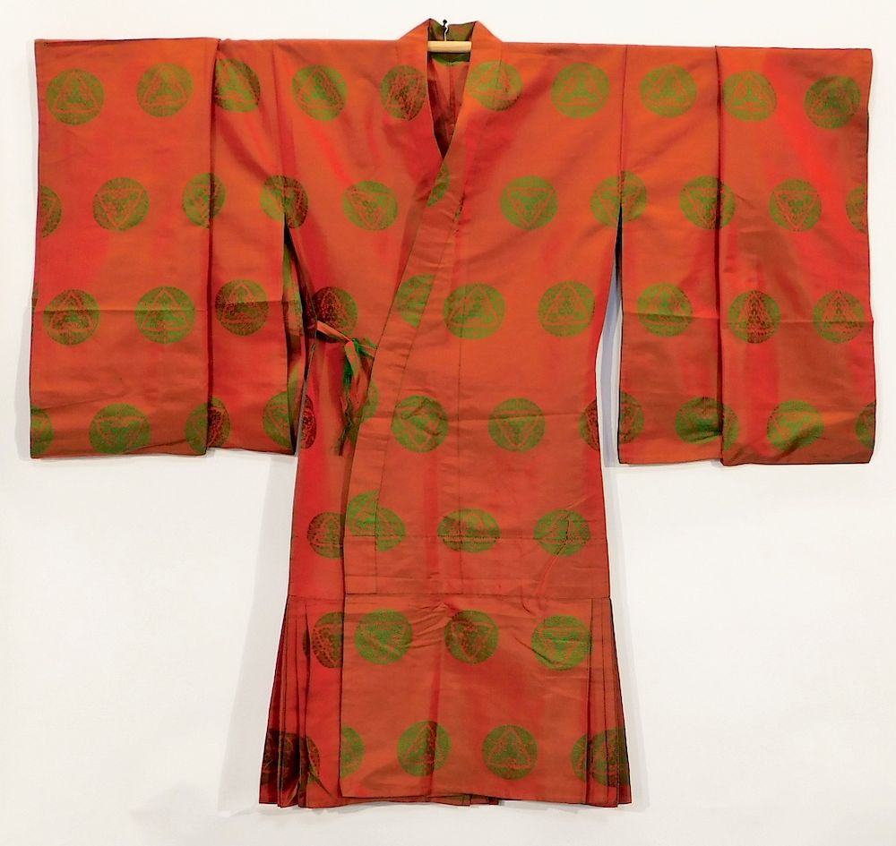 Appraisal: C Japanese Edo Period Iridescent Priest Robe Japan Circa Hand