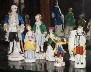 Appraisal: Occupied Japan Figurines and Pitcher Tallest