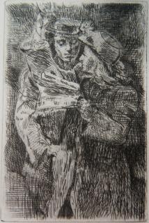 Appraisal: Isabel Bishop etching Isabel Bishop American - - ''In The