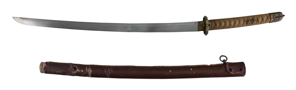 Appraisal: CHINESE-MADE SWORD AND SCABBARD TH CENTURY BLADE LENGTH TOTAL LENGTH