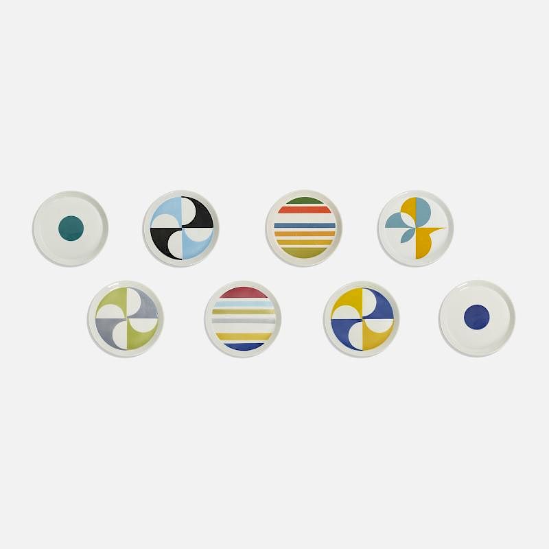 Appraisal: Gio Ponti plates set of eight Gio Ponti plates set