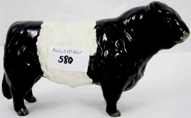 Appraisal: Rare Beswick Galloway Bull - Belted B