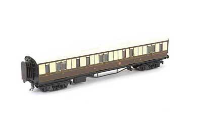 Appraisal: OO Gauge Kitbuilt GWR brown and cream PLV Bogie Van