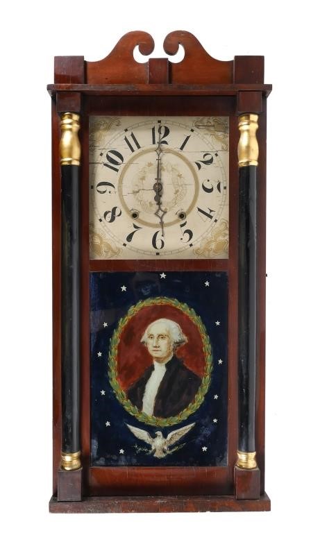 Appraisal: Antique shelf clock manufactured by Boardman and Wells Bristol Ct