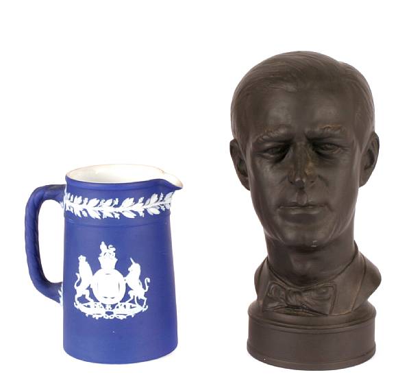 Appraisal: A collection of Wedgwood table articles including a bust of