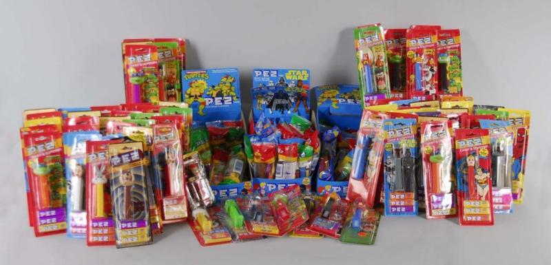 Appraisal: Large Lot of Assorted Pez Dispensers Description Packaged Condition Near