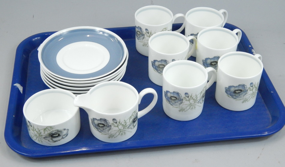 Appraisal: A Wedgwood Glen Mist pattern part coffee service after a