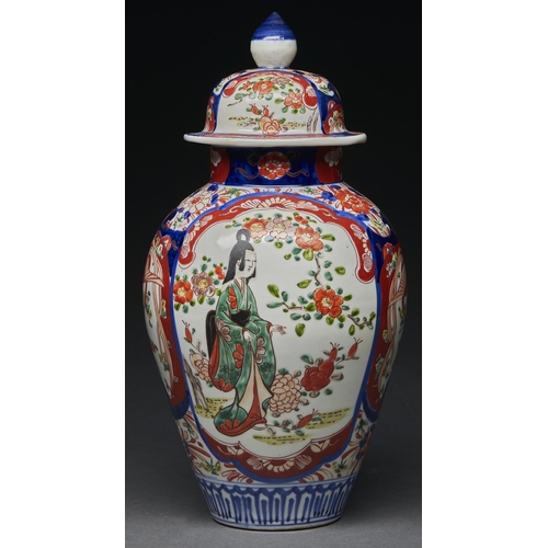 Appraisal: A Japanese Imari jar and cover early th c cm