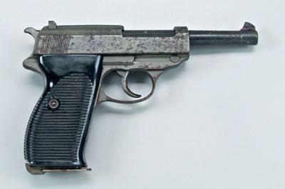 Appraisal: Walther P mm pistol semi-automatic in barrel serial number in