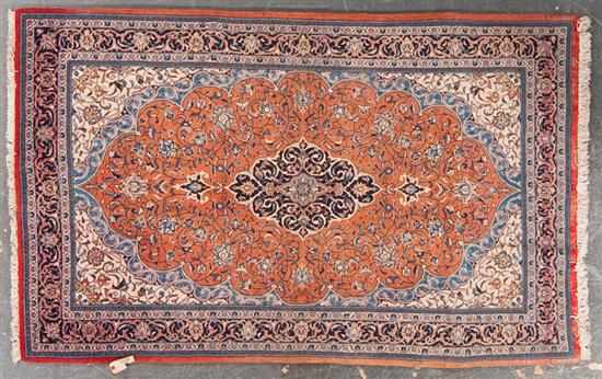 Appraisal: Persian Sarouk rug Iran modern x Estimate - Sun fade