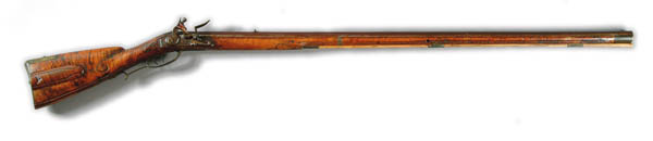 Appraisal: VERY EARLY KENTUCKY STYLE RIFLE Cal - swamped oct rifled