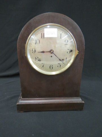 Appraisal: Seth Thomas Beehive Mantle Clock mahogany case tall with chimes