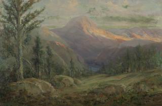 Appraisal: Charles Henry Harmon ''Mt Hoffman From Tuolumne Meadows Over Lake