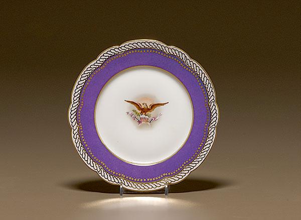 Appraisal: LINCOLN STATE SERVICE CENTENNIAL SOUVENIR PLATE American or Continental ca