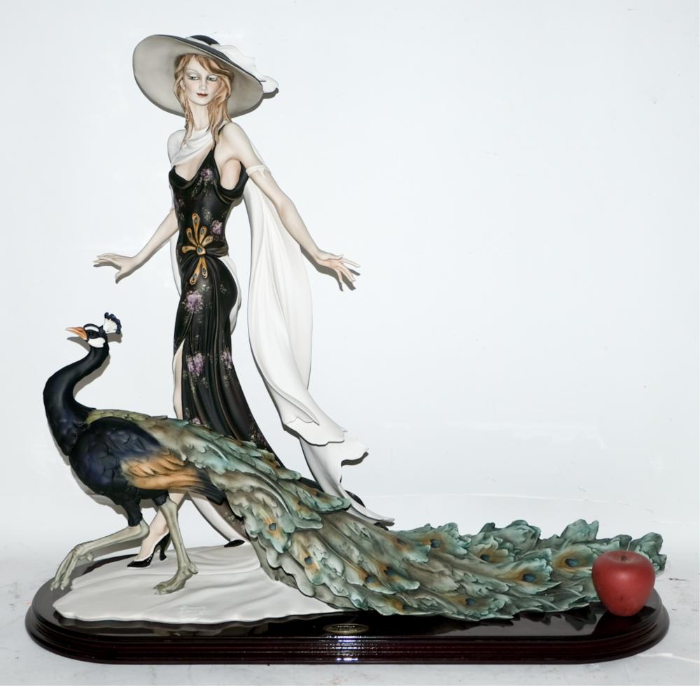 Appraisal: GIUSEPPE ARMANI PROUD BEAUTIFUL ARTIST PROOFPalatial porcelain artist proof sculpture