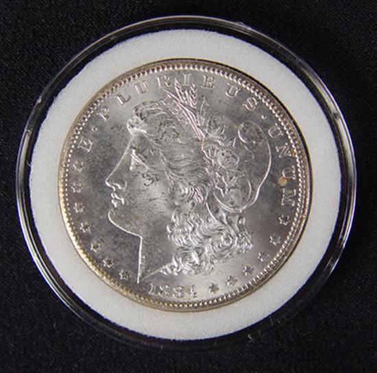 Appraisal: -CC Morgan Dollar Nice BU coin no serious detracting marks