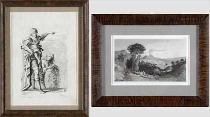 Appraisal: Italian School th C View of Naples Engraving matted and