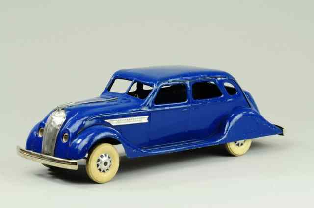 Appraisal: KINGSBURY CHRYSLER AIRFLOW Pressed steel painted in blue body extensive