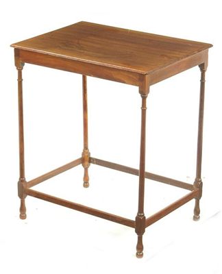 Appraisal: A George III mahogany spider leg table with a moulded