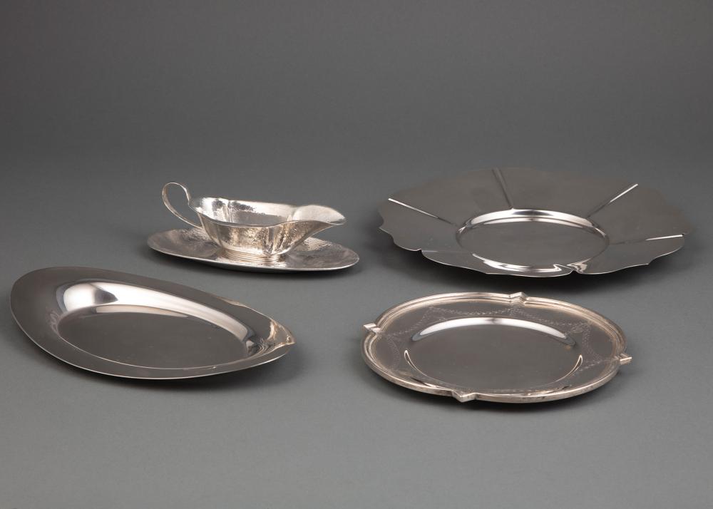 Appraisal: GROUP OF AMERICAN STERLING SILVER SERVING PIECESGroup of American Sterling