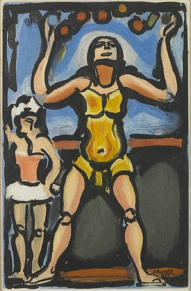 Appraisal: Georges Rouault French - Pierrot Noir Jongleur Dors Mon Amour