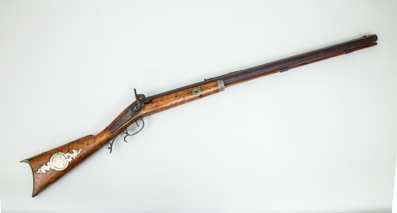 Appraisal: AMERICAN PERCUSSION RIFLE H PERSON PLATTSBURGH Marked 'H Person Plattsburgh'