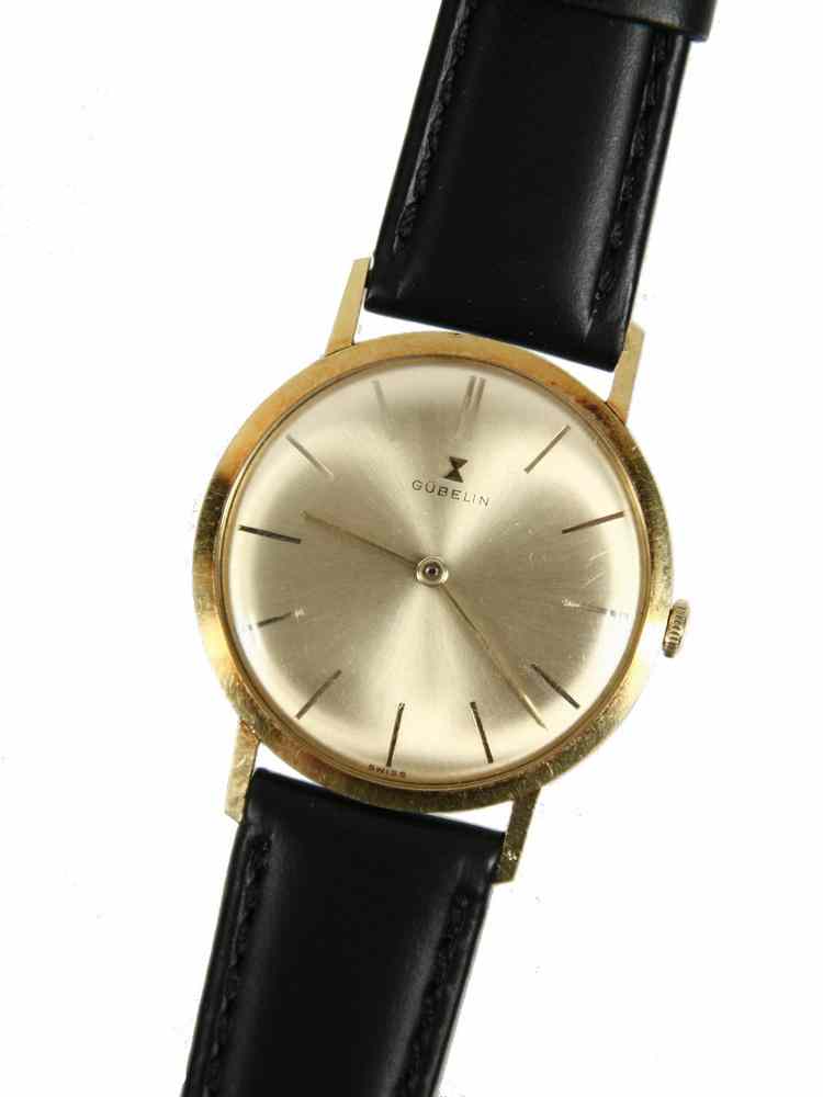 Appraisal: GENT'S WRISTWATCH - K yellow gold round head ca by