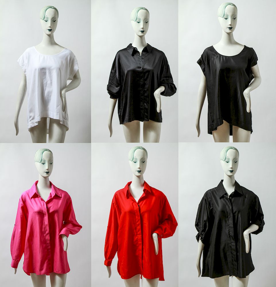 Appraisal: Michaele Vollbracht Ladies' Shirts Group of Michaele Vollbracht Very Vollbracht