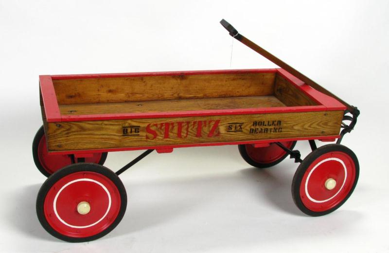 Appraisal: Antique Stutz Coaster Wagon wood body recently repainted and refinished