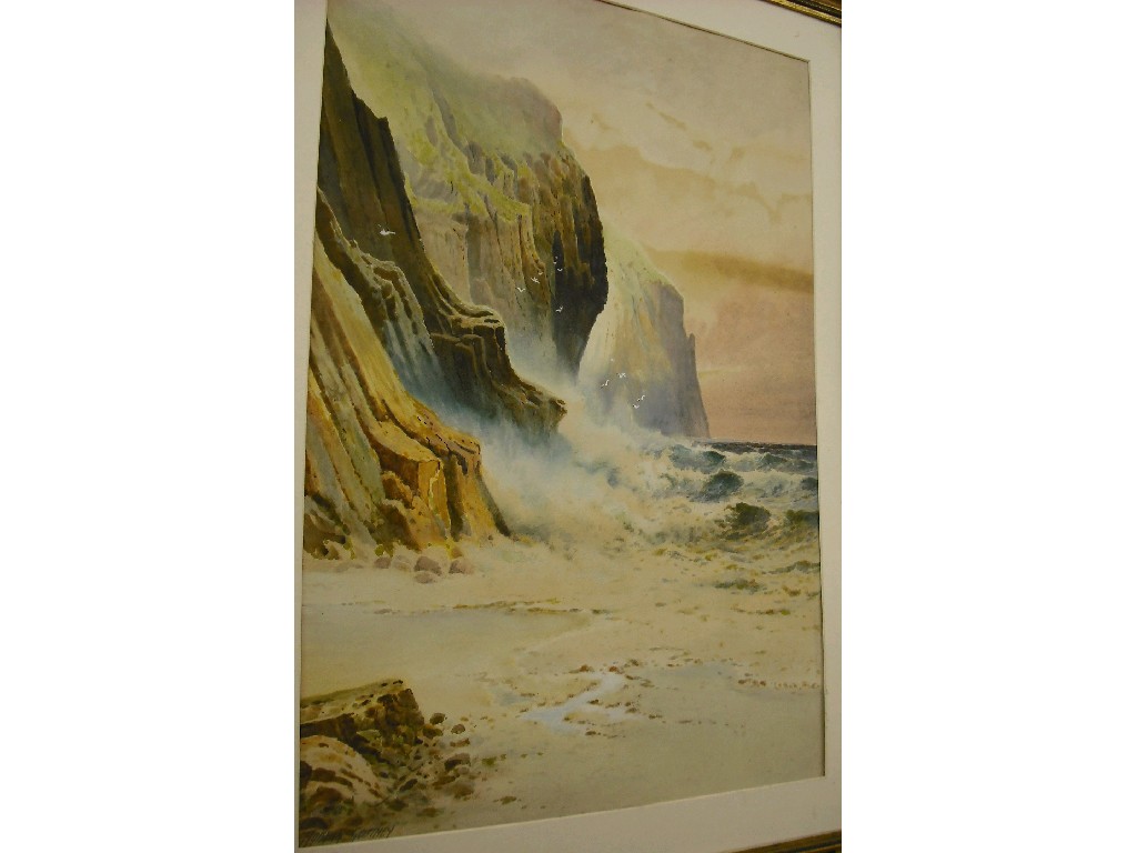 Appraisal: By Rubens Southey th th century British - rocky coastal